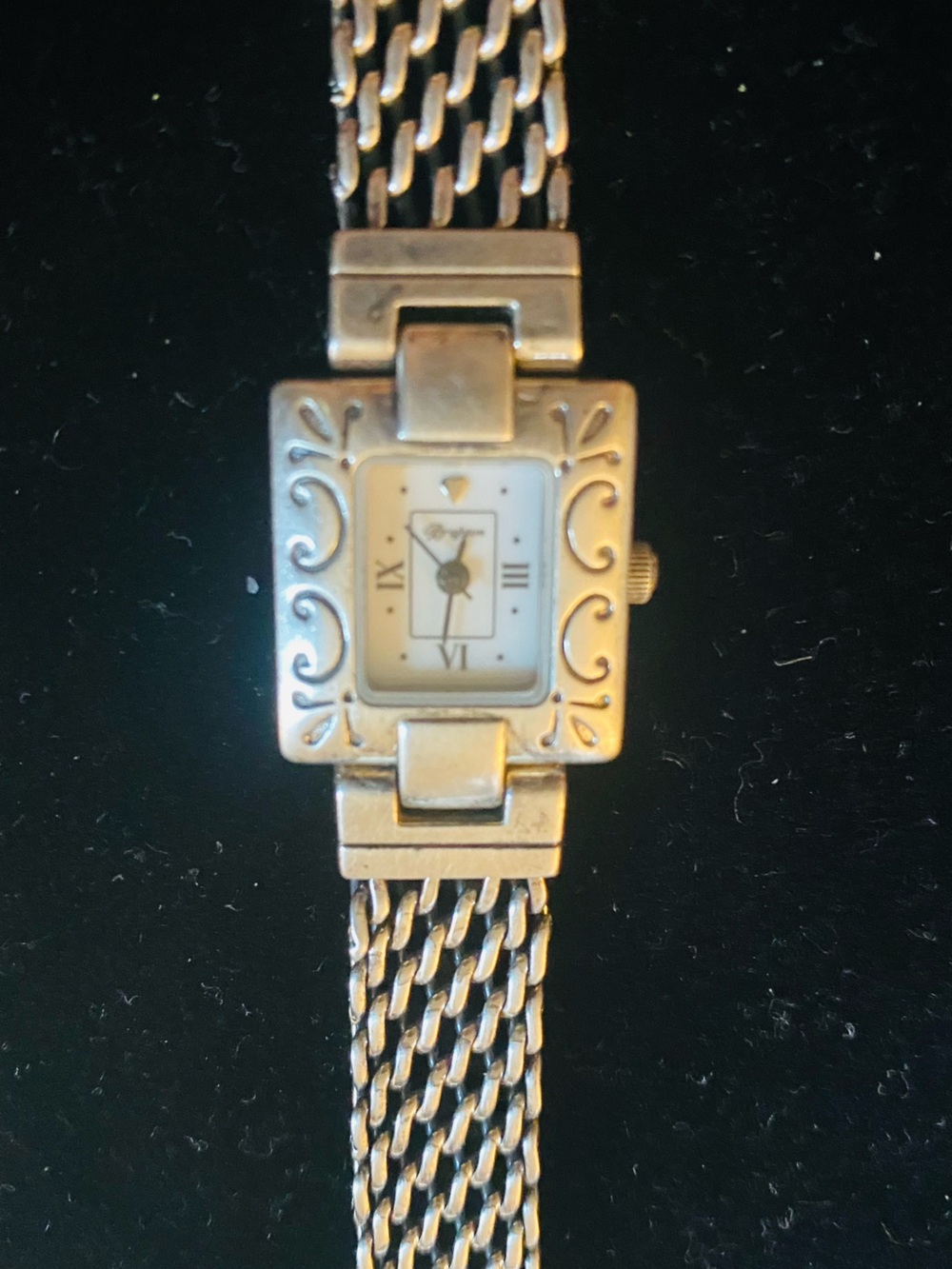Vintage Brighton Salina Ladies Watch Braided Strap Toggle Bracelet Quartz 90’s